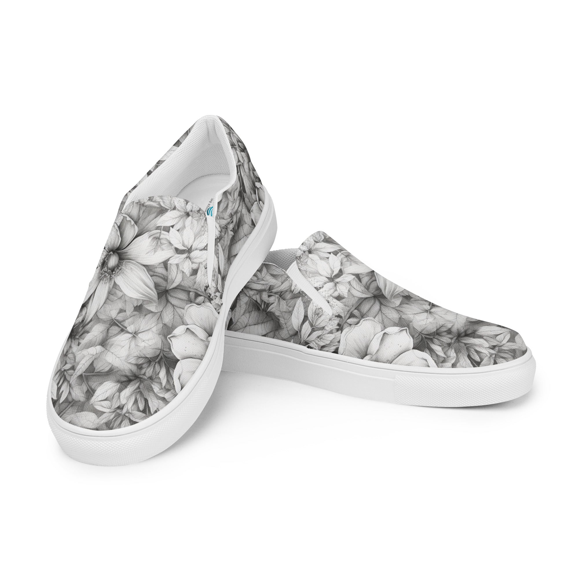 Petal Perfect Women’s slip-on canvas shoes