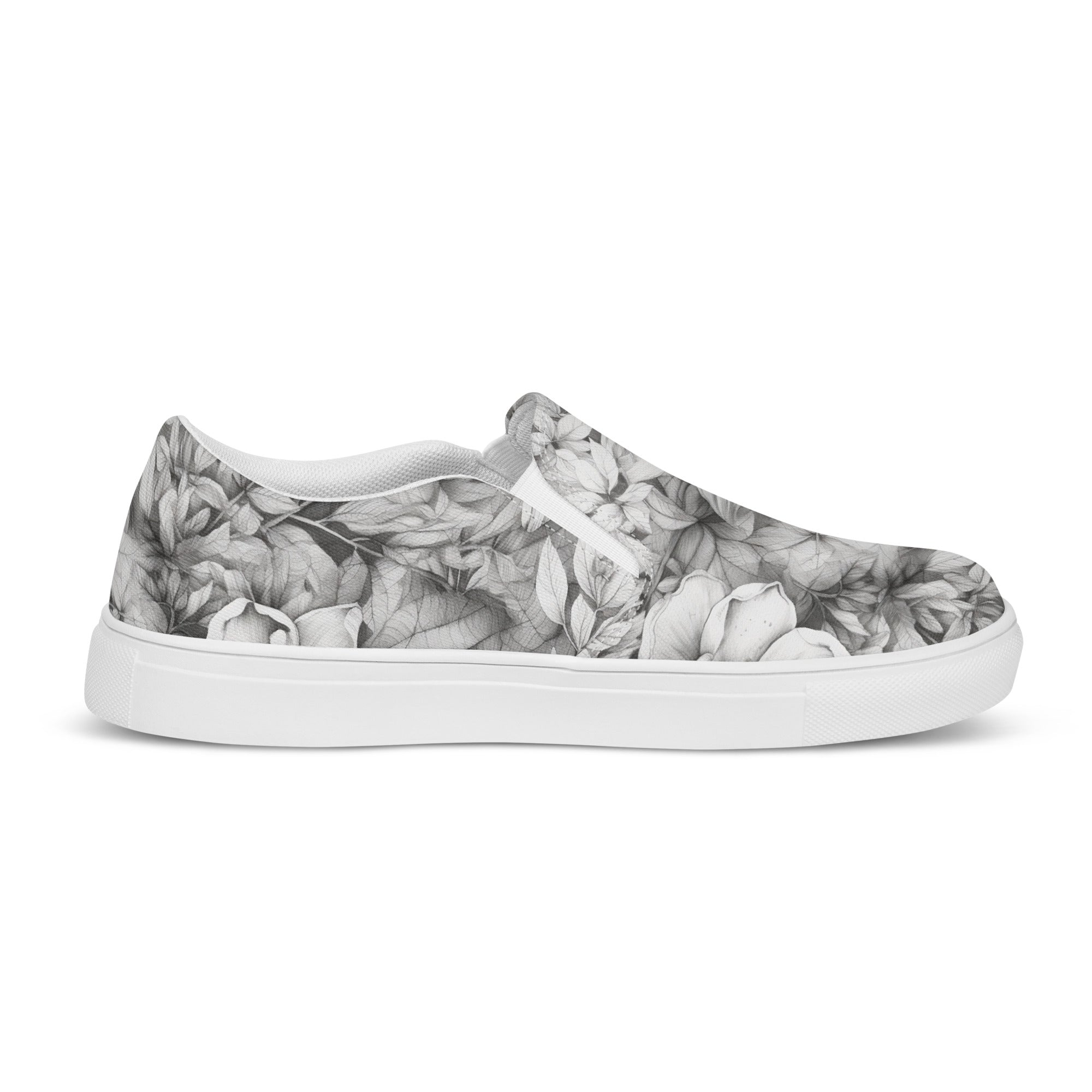 Petal Perfect Women’s slip-on canvas shoes