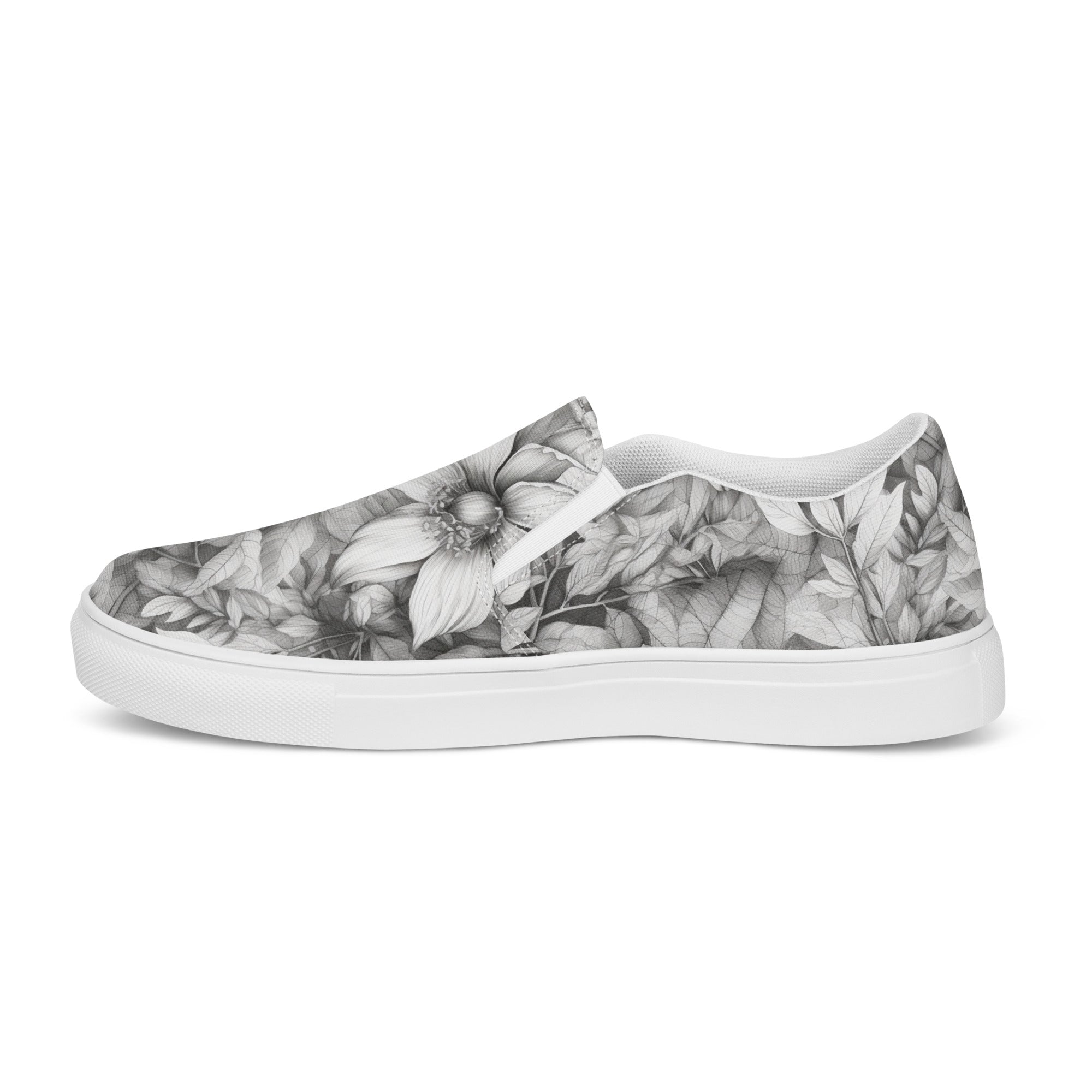 Petal Perfect Women’s slip-on canvas shoes