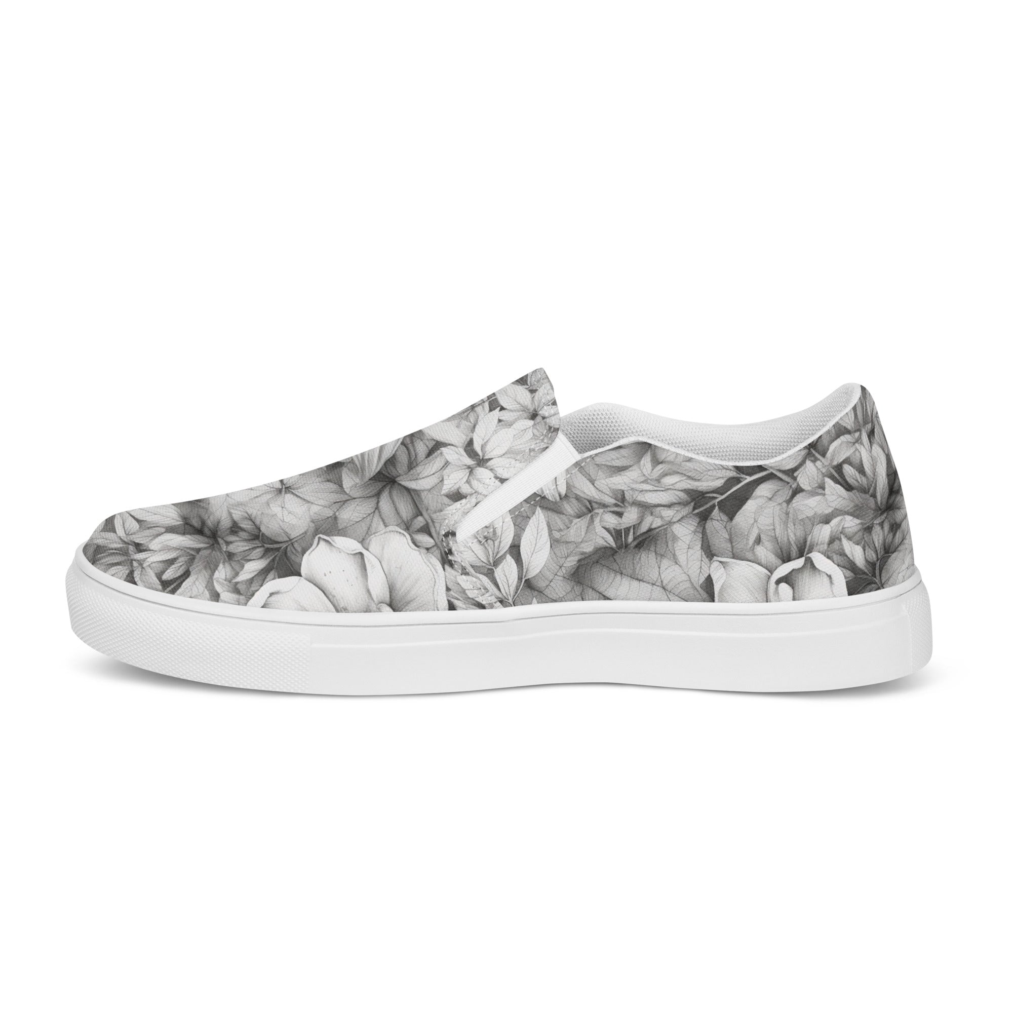 Petal Perfect Women’s slip-on canvas shoes