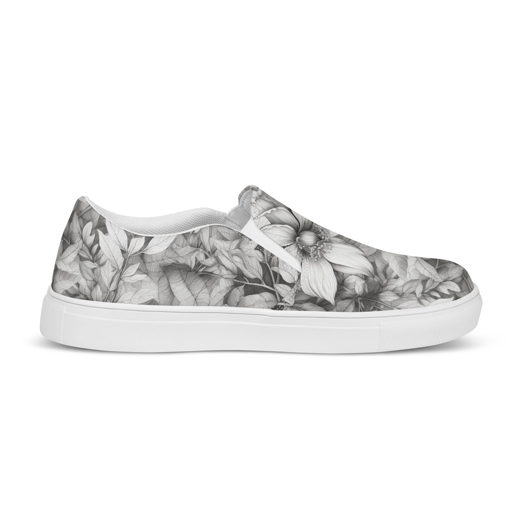 Petal Perfect Women’s slip-on canvas shoes