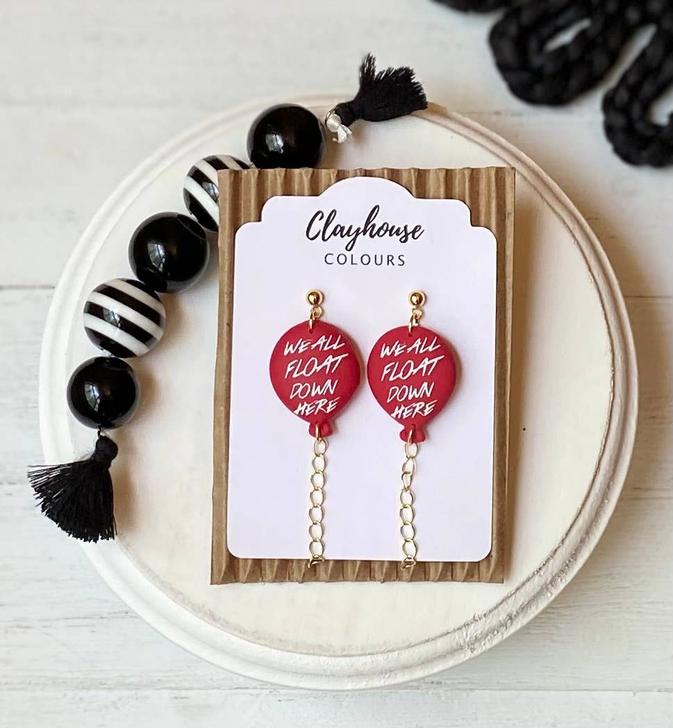 Scary Movie Clay Earrings | BALLOONS