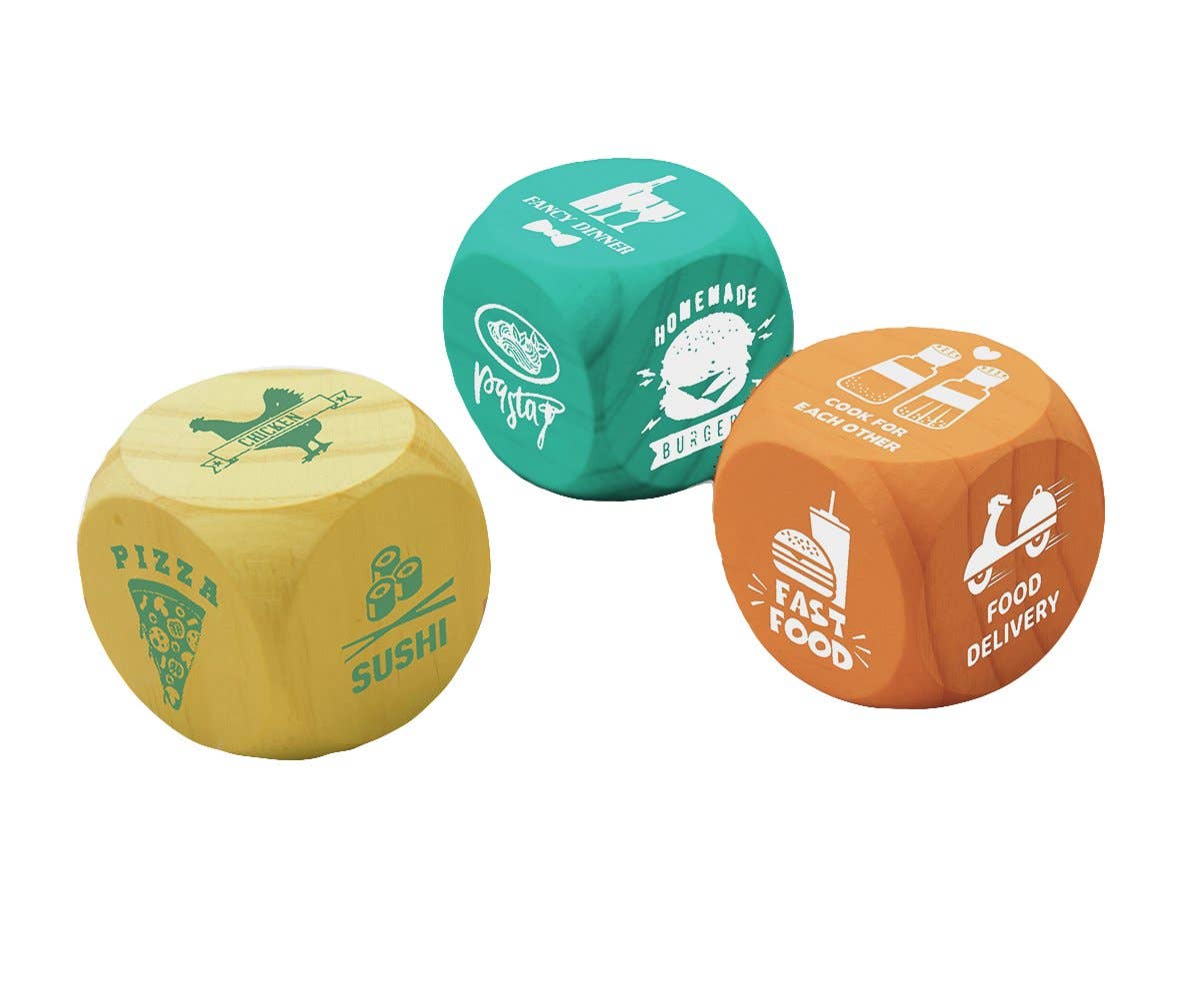 “What to eat” Dice Set