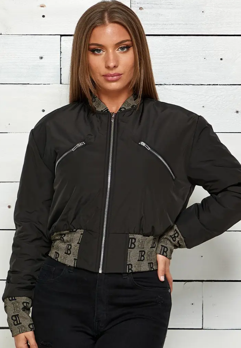 Crop Bomber Jacket