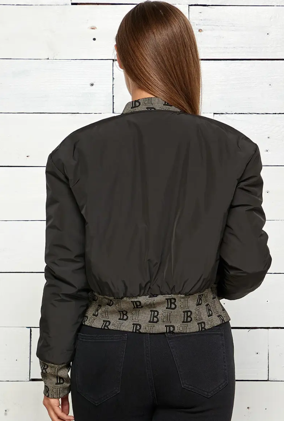 Crop Bomber Jacket