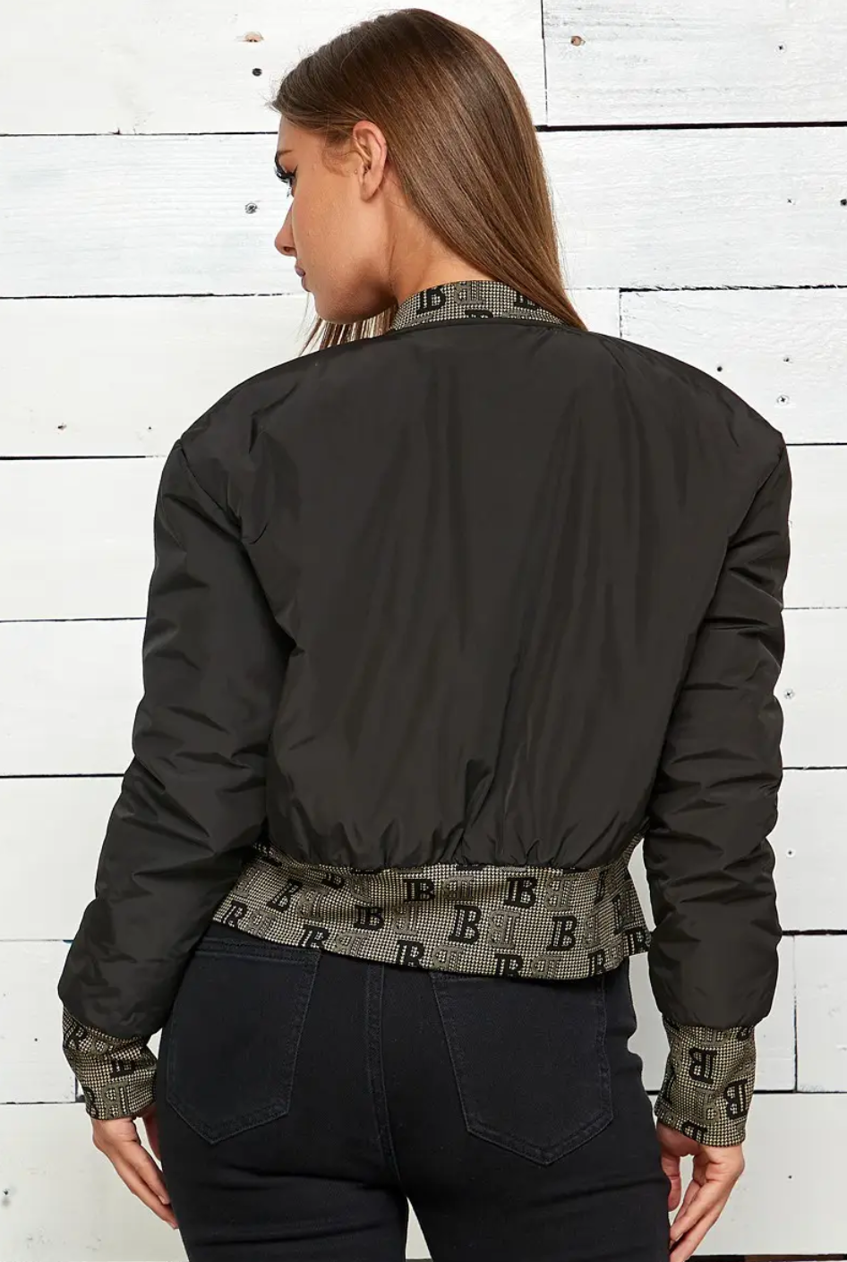 Crop Bomber Jacket