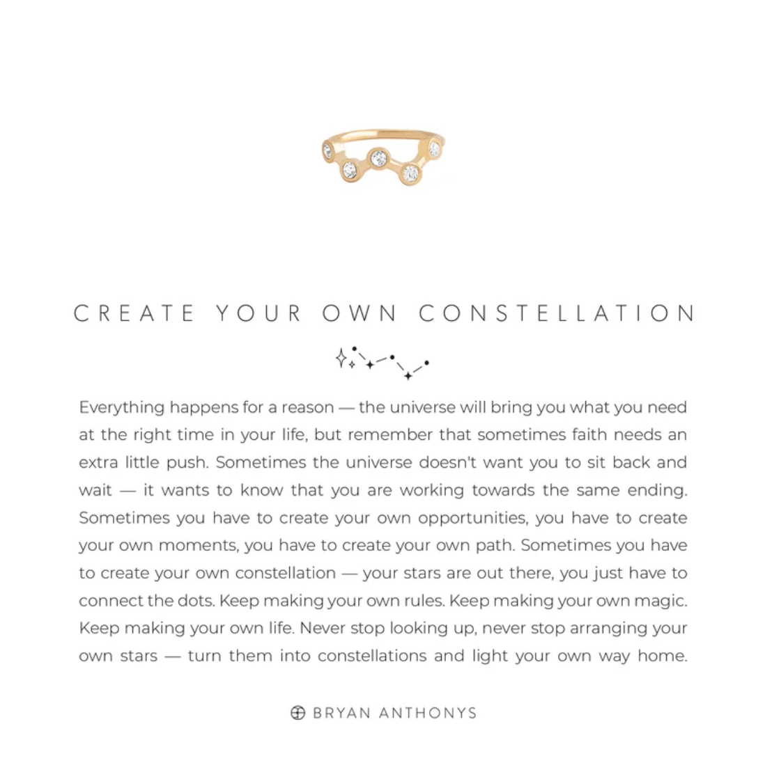 Create Your Own Constellation Ring