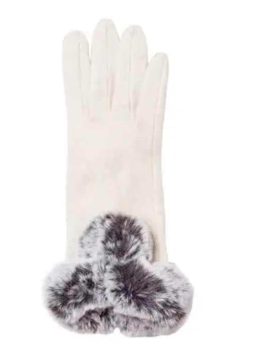 Fur Trim Gloves