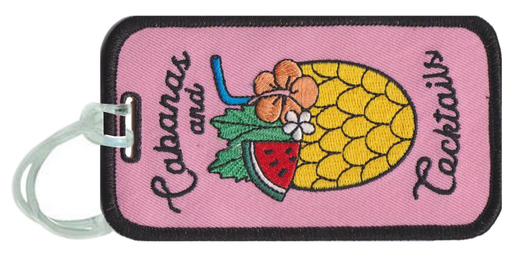 Cabanas and Cocktails Wholesale Luggage Tags