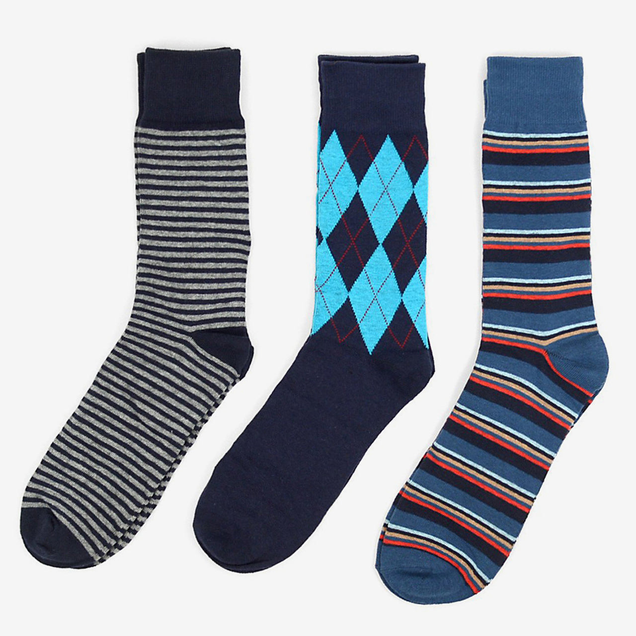 Men's Socks Gift Box, 3 Pairs