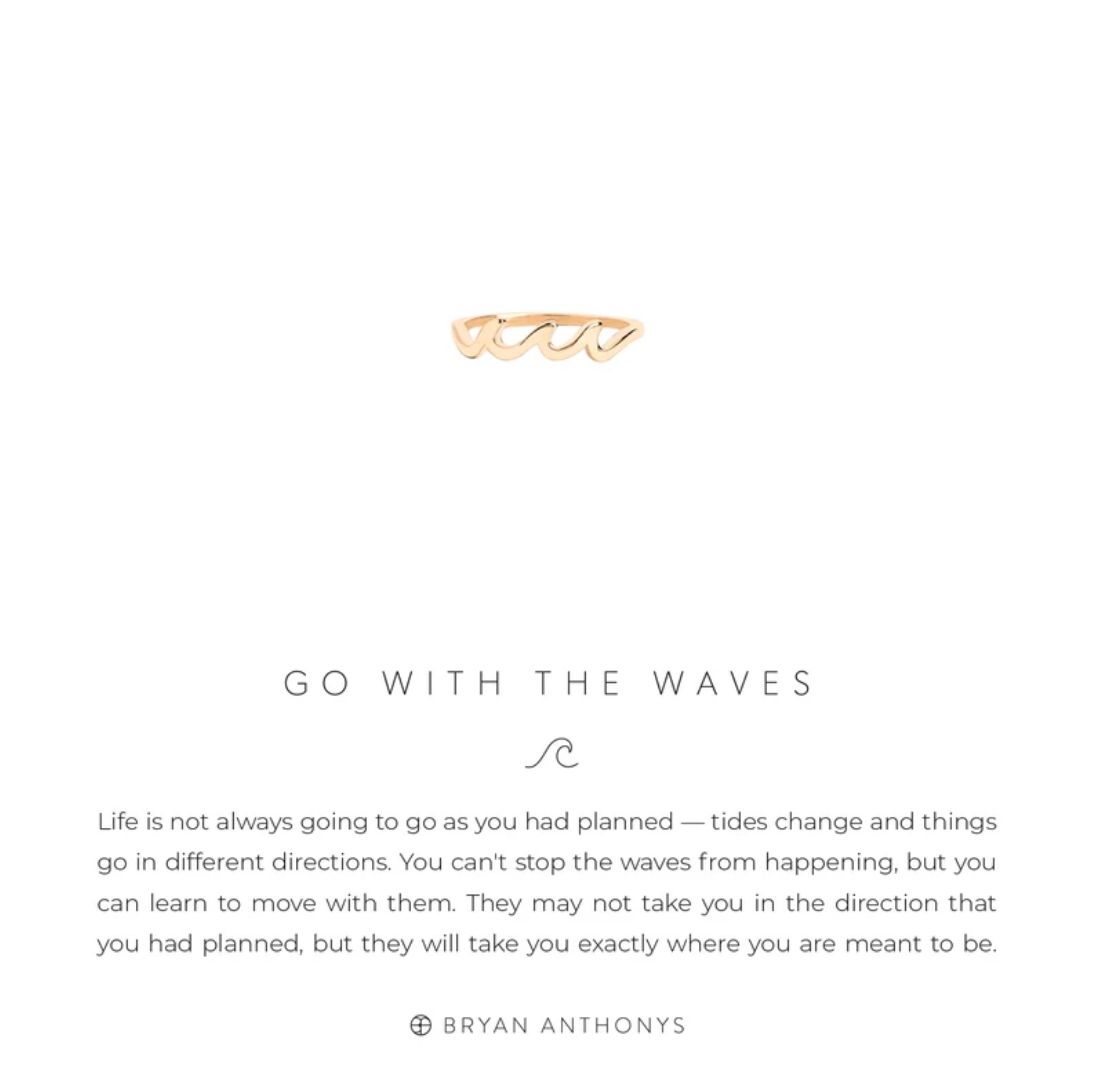 Go With The Waves Ring